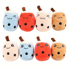 Bubble Tea Plush Keychain Toy Pendant For Purse Or Backpack Doll