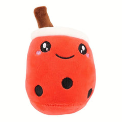 Bubble Tea Plush Keychain Toy Pendant For Purse Or Backpack Doll