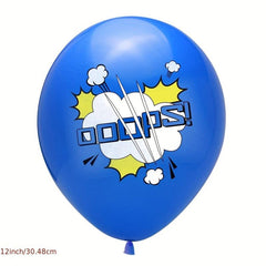 12pcs Hero Theme Balloons Birthday Party Decoration