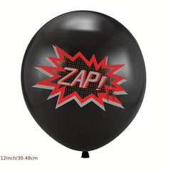 12pcs Hero Theme Balloons Birthday Party Decoration