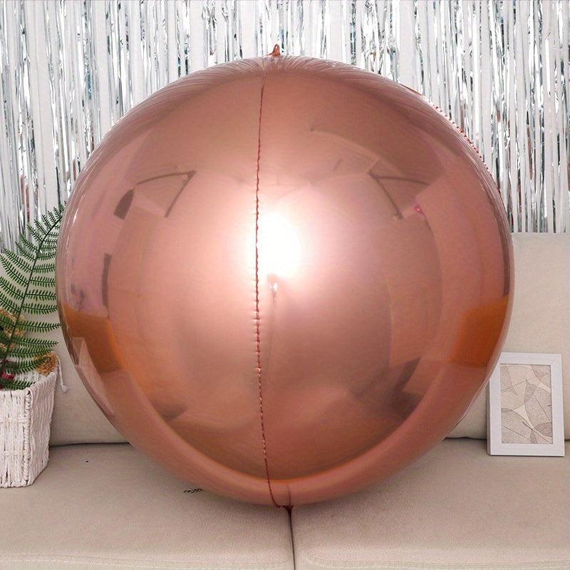 Metallic Mirror Effect 4D Sphere Balloon 28cm - Party Decorations