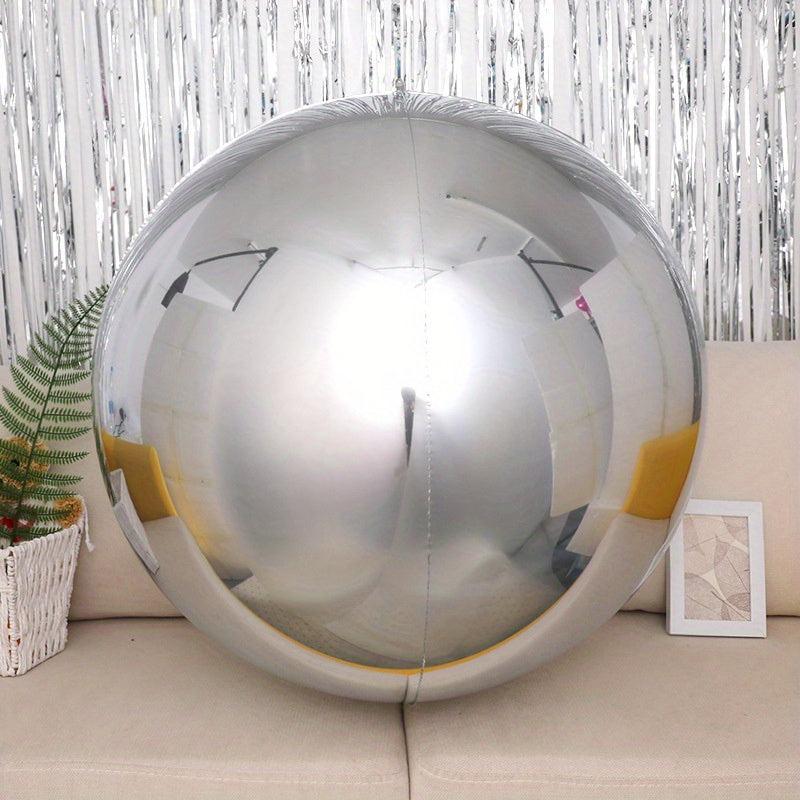Metallic Mirror Effect 4D Sphere Balloon 28cm - Party Decorations
