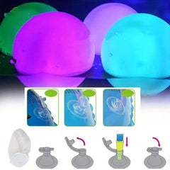 Remote Controlled LED Beach Ball Glitter Toys for Parties Gatherings Concerts