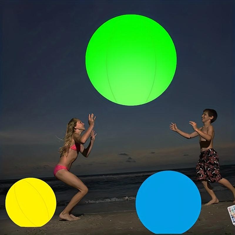 Remote Controlled LED Beach Ball Glitter Toys for Parties Gatherings Concerts