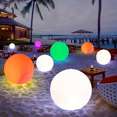Remote Controlled LED Beach Ball Glitter Toys for Parties Gatherings Concerts