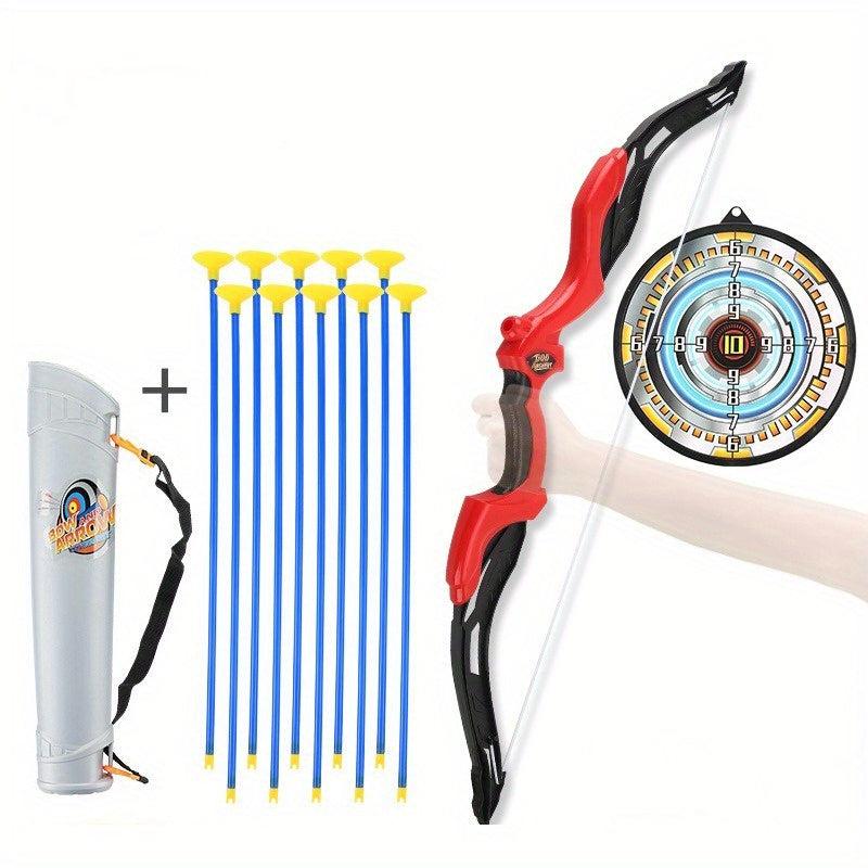 Kids' Archery Set with 10 Suction Cup Arrows - Outdoor Sports Toy
