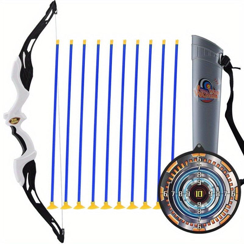 Kids' Archery Set with 10 Suction Cup Arrows - Outdoor Sports Toy