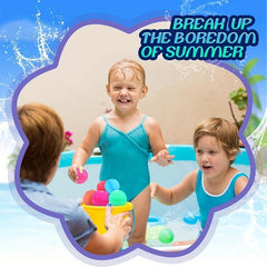 10pcs Reusable Silicone Water Balloons for Kids - Creative Water Exploding Balls