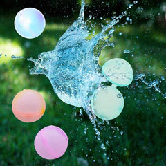 10pcs Reusable Silicone Water Balloons for Kids - Creative Water Exploding Balls