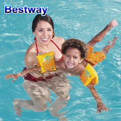 Kids Fruit Graphic Arm Circle Floating Sleeves for Swimming Pool Party