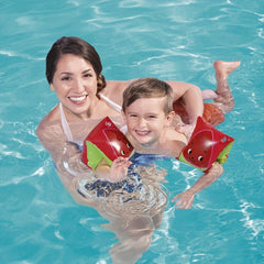 Kids Fruit Graphic Arm Circle Floating Sleeves for Swimming Pool Party