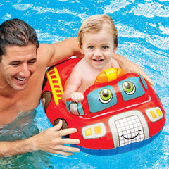 Inflatable Car Float Swimming Raft with Safe Seat