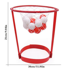 2 Pack Basketball Party Game - Adjustable Basket Net Headband