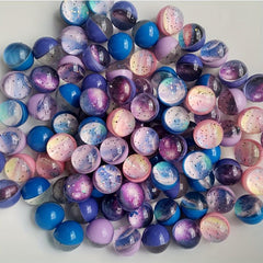 Starry Space 32mm Bouncy Balls - High Bounce - 10 Pack