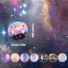 Starry Space 32mm Bouncy Balls - High Bounce - 10 Pack