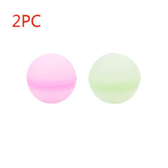 12Pcs Card Deduction Silicone Water Sphere Reusable Balloons