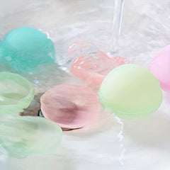 12Pcs Card Deduction Silicone Water Sphere Reusable Balloons