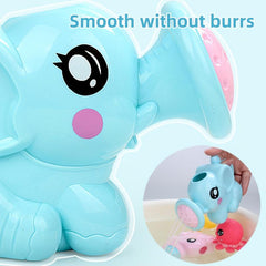 Elephant Bath Toy For Kids Fun and Safe Shower Water Tub Toy Boys Girls
