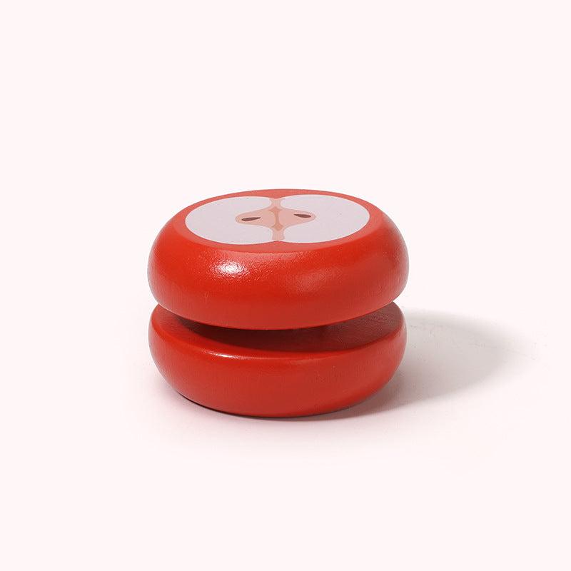 Wooden Yoyo Balls Funny Fruit Educational Toys