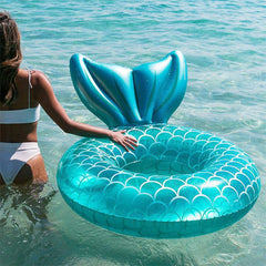 Mermaid Inflatable Swimming Ring for Pool Water Play