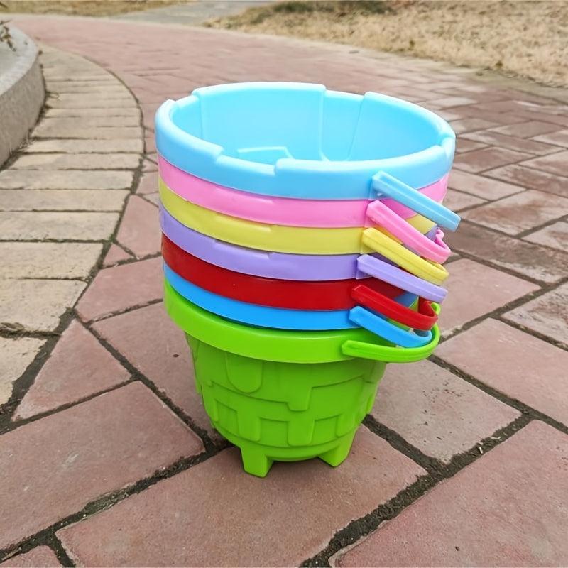 Castle Beach Stacking Buckets Kids Beach Toys