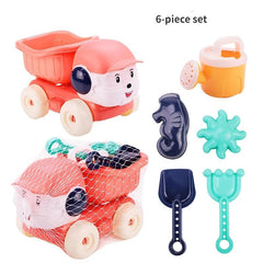 Summer Beach Toy Car & Sand Digging Hourglass Set
