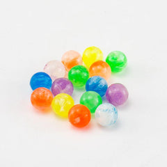 20 Pack 19mm Neon Swirl Bouncy Balls for Kids' Sports Games & Fun