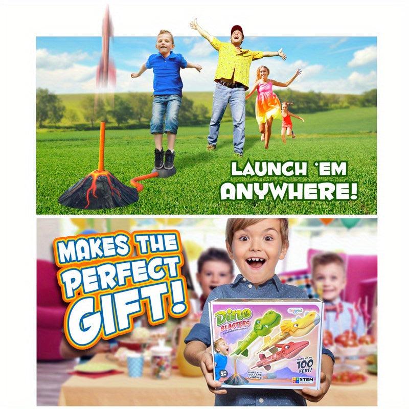 Flying Dinosaur Rocket Launcher Toy Outdoor Leisure Creative Gift