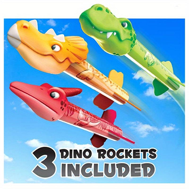 Flying Dinosaur Rocket Launcher Toy Outdoor Leisure Creative Gift