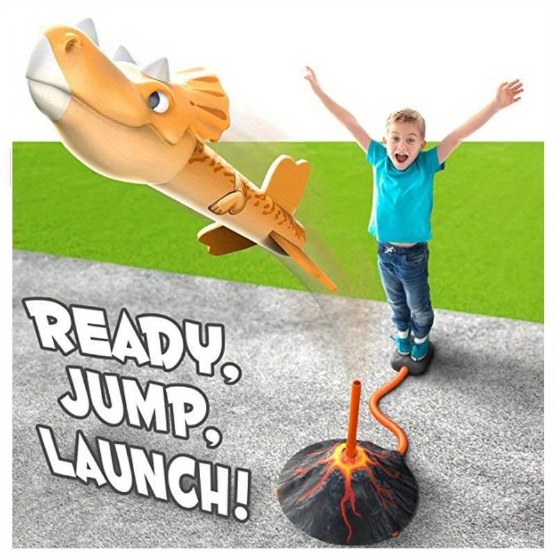 Flying Dinosaur Rocket Launcher Toy Outdoor Leisure Creative Gift