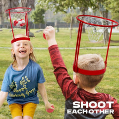 2 Packs Head Hoop Basketball Party Game For Kids And Adults Carnival Game