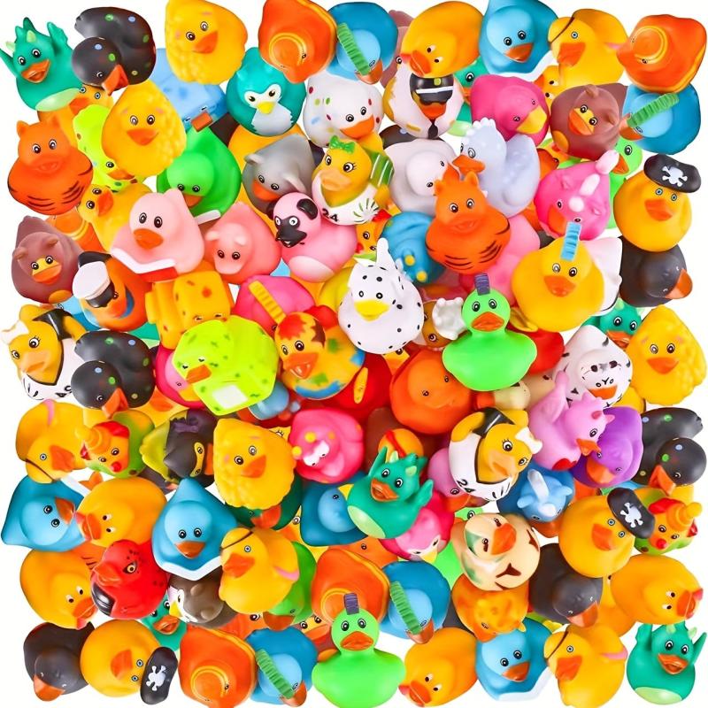 Rubber Ducks Toy Duckies For Kids Bath 10 Pack