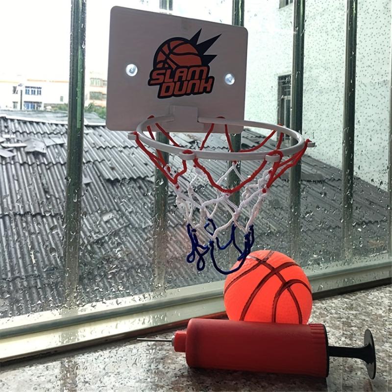 Mini Indoor Basketball Set for Kids and Adults with Pump