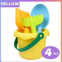 Kids Beach Sand Bucket and Shovel Set - Travel Beach Toys for Toddlers