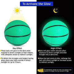 Glow Mini Basketball - Midnight Color - Indoor Play