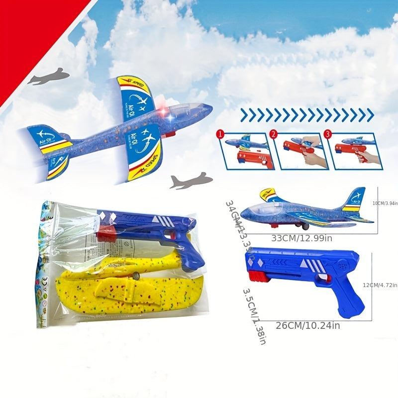 Hand Thrown Aircraft Gun Outdoor Toys for Kids