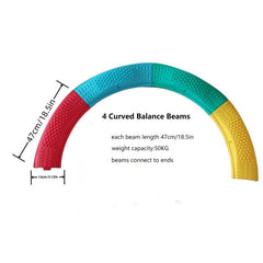 Kids Plastic Toy Balance Beams for Outdoor Fun