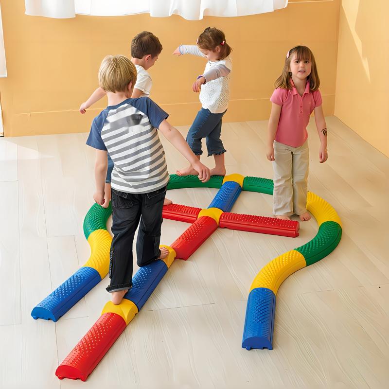 Kids Plastic Toy Balance Beams for Outdoor Fun