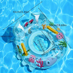 Crab Baby Swimming Ring 0-4 Years Inflatable Floating Underarm Ring