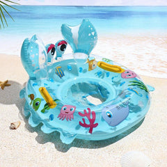 Crab Baby Swimming Ring 0-4 Years Inflatable Floating Underarm Ring