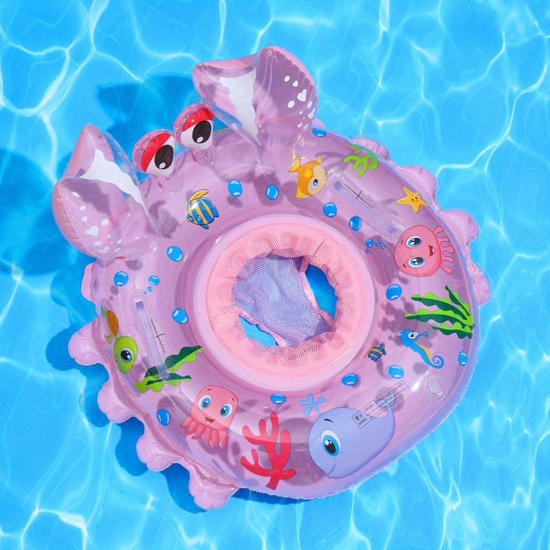 Crab Baby Swimming Ring 0-4 Years Inflatable Floating Underarm Ring