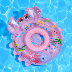 Crab Baby Swimming Ring 0-4 Years Inflatable Floating Underarm Ring