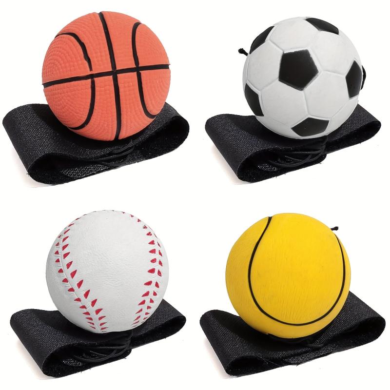 Sports Wrist Balls Set - Basketball, Football, Baseball, Tennis