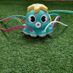 Kids Octopus Sprinkler Toy, 8 Wiggle Tubes, Attaches to Garden Hose