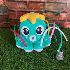 Kids Octopus Sprinkler Toy, 8 Wiggle Tubes, Attaches to Garden Hose