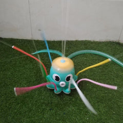 Kids Octopus Sprinkler Toy, 8 Wiggle Tubes, Attaches to Garden Hose