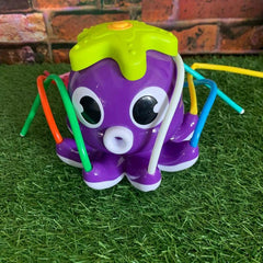 Kids Octopus Sprinkler Toy, 8 Wiggle Tubes, Attaches to Garden Hose