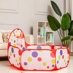 Kids' Hexagonal Ball Pool Tent, Quick Open, Indoor Game Room