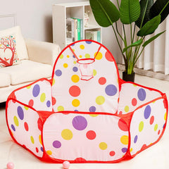 Kids' Hexagonal Ball Pool Tent, Quick Open, Indoor Game Room