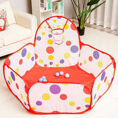 Kids' Hexagonal Ball Pool Tent, Quick Open, Indoor Game Room